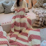 Winter DIY geflochtenes grobes Perlengarn