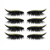 Wasserdichter Wiederverwendbarer Eyeliner und Wimpernaufkleber