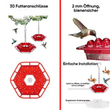 Kolibri-Futterspender zum Aufhängen im Freien