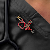 EKG und Stethoskop Mini-Brosche