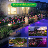 Solarbetriebene LED-Blume, Solar Garten Stake Lichter