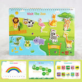 💖Weihnachtsverkauf 💖Montessori beschäftigtes Buch für Kleinkinder