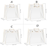 Transparente staubdichte Tasche