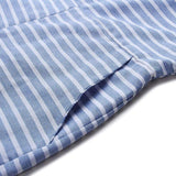 Sommer Gestreifte ?rmellose Overalls mit Rei?verschluss hinten