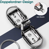 Tragbarer Mini-Klappnagelknipser mit Schlüsselanhänger