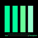 Leuchtendes Warnband