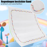 Regenbogen Farbe Geschirr Lappen