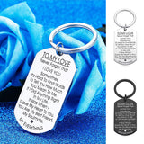 ZU MEINER LIEBE - Motivierender Schlüsselanhänger aus Edelstahl