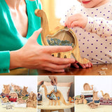 Hölzernes Tiersparschwein