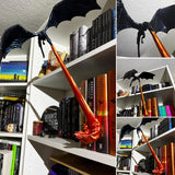 Bücherecke mit Drachenflamme