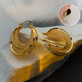 Modische hohle Mesh-Creolen