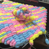 Winter DIY geflochtenes grobes Perlengarn