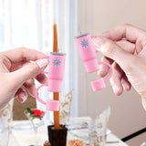 🥤Silikon-Strohhalm-Deckel