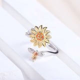 💕Rotierender Sonnenblume-Ring