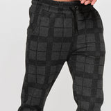 3D-Digital-Plaid-Hose f¨¹r Herren