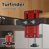 Positionierer für die Installation von Schwingschranktüren