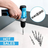 6 teilig Kombi Gewindebohrer Bit Satz Sechskantschaft