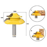 Domom 1/2 Zoll Schaft 45-Grad-Lock-Gehrungsfräser