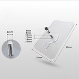 Transparente Schraubenhaken, 12 Stücke