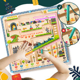 Hölzernes pädagogisches Labyrinthspielzeug für Kinder