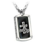 Motorrad Kreuz Halskette