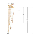 Sternquaste Ohrringe im böhmischen Stil