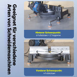 Füße der Schneidemaschine