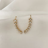 Ohrstecker mit sieben Sternen und Diamanten