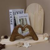 Handgefertigte Herzstatue