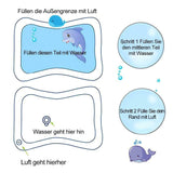Aufblasbare Wassermatte für Babys 66*50 cm