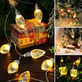 Weihnachten Vintage Dekor String Licht