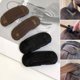 Unsichtbare flauschige Haarspange