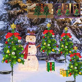 Solarbetriebene, wasserdichte Weihnachtsbaum-Dekorationslichter für den Außenbereich