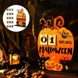 Halloween-Adventskalender aus Holz